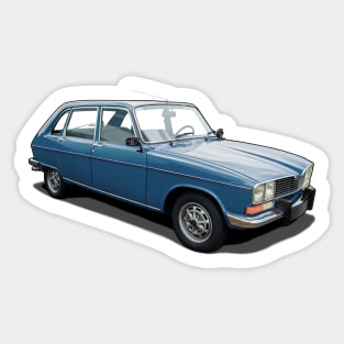 1973 Renault R16 TX in blue Sticker